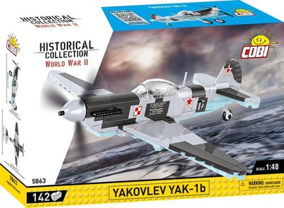 COBI Historical Collection 5863 - YAKOVLEV YAK-1B Easy Planes | Englisch (2023)