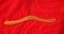 Vintage Wooden Hotel Hanger   Statler Hotels - Advertising