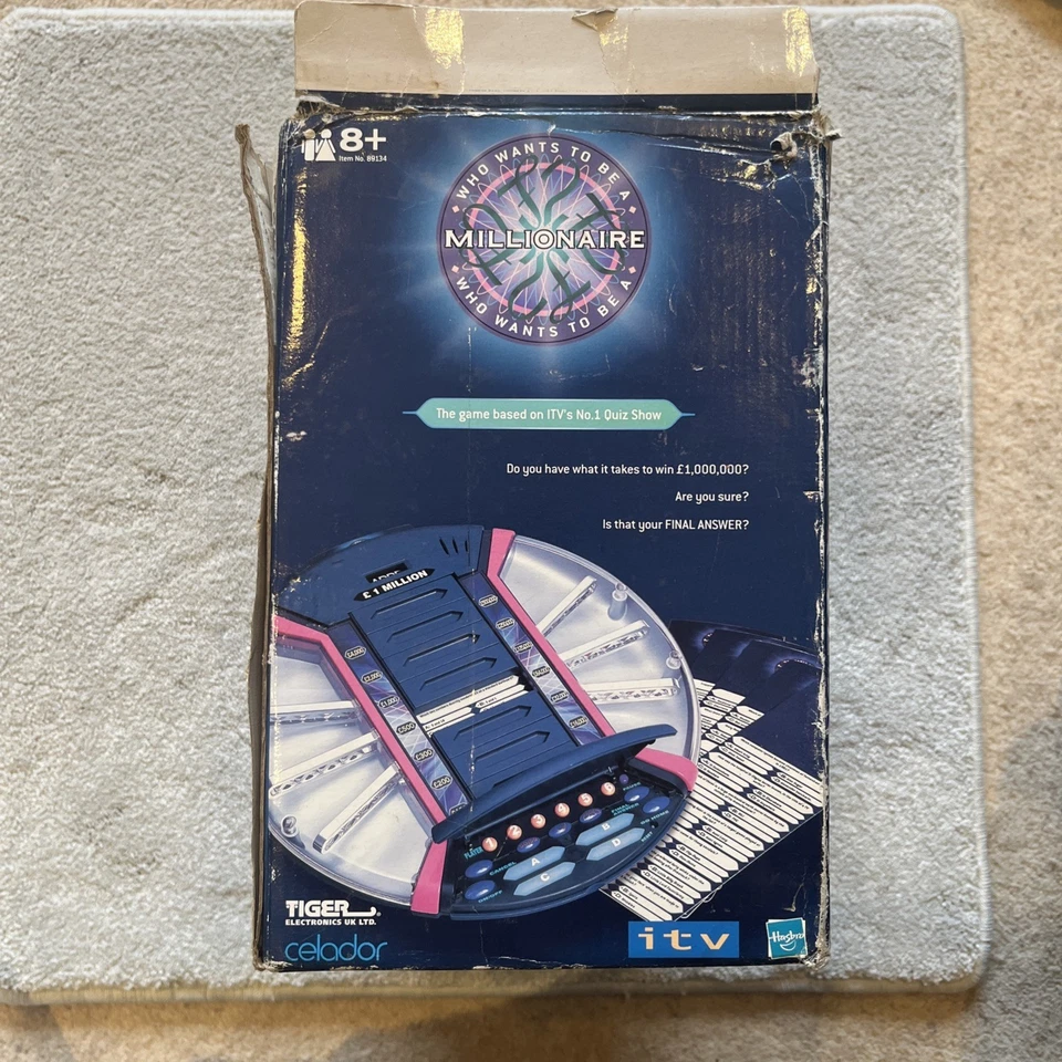 Who Wants To Be A Millionaire Electronic Board Game 2000 Hasbro Tiger ITV Quiz - Image 3 of 4