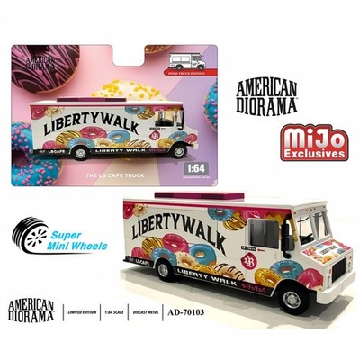 American Diorama 1:64 Food Truck Liberty Walk LB Cafe Truck - MiJo
