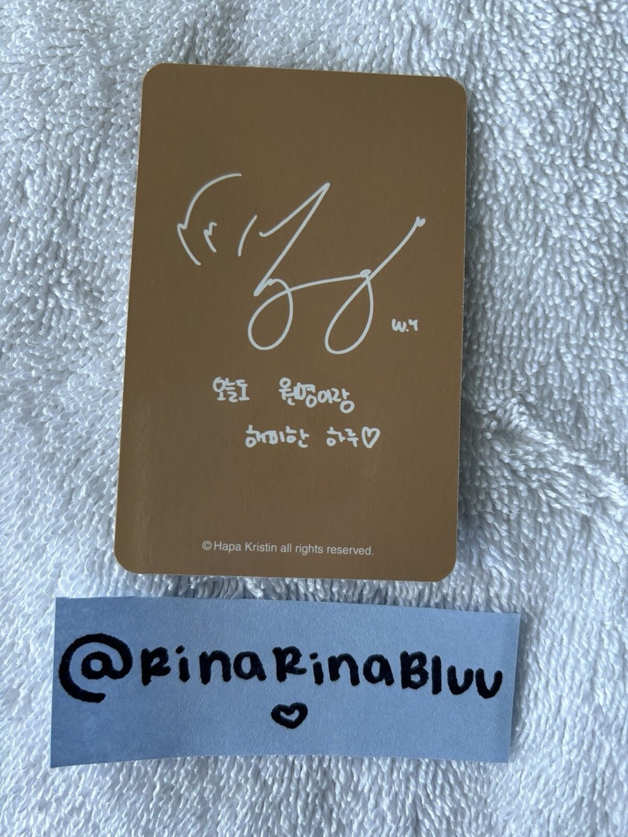 OFFICIAL* IVE wonyoung hapa kristin vol. 5 photocard with proof of