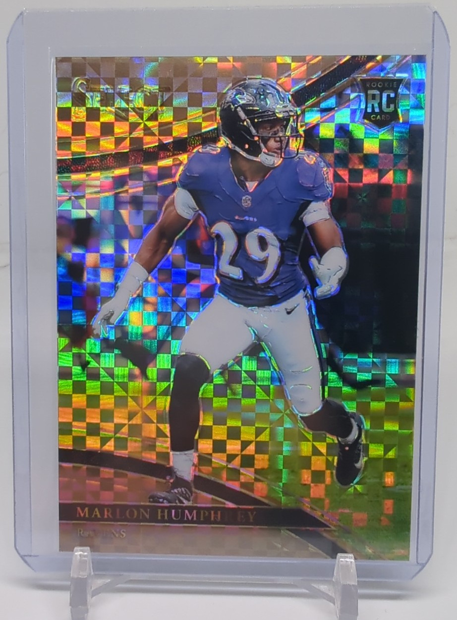 2017 Marlon Humphrey Panini Select Rookie Field Level Bronze Prizm 67/75 Ravens