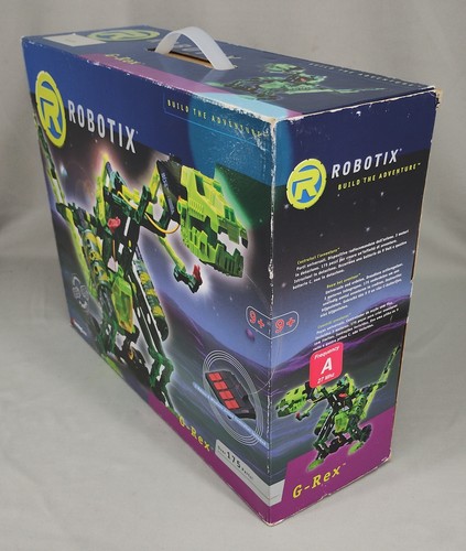 VERY LARGE VINTAGE ROBOTIX G-REX MOTORISED CONSTRUCTION KIT BY LEARNING CURVE - Picture 2 of 24