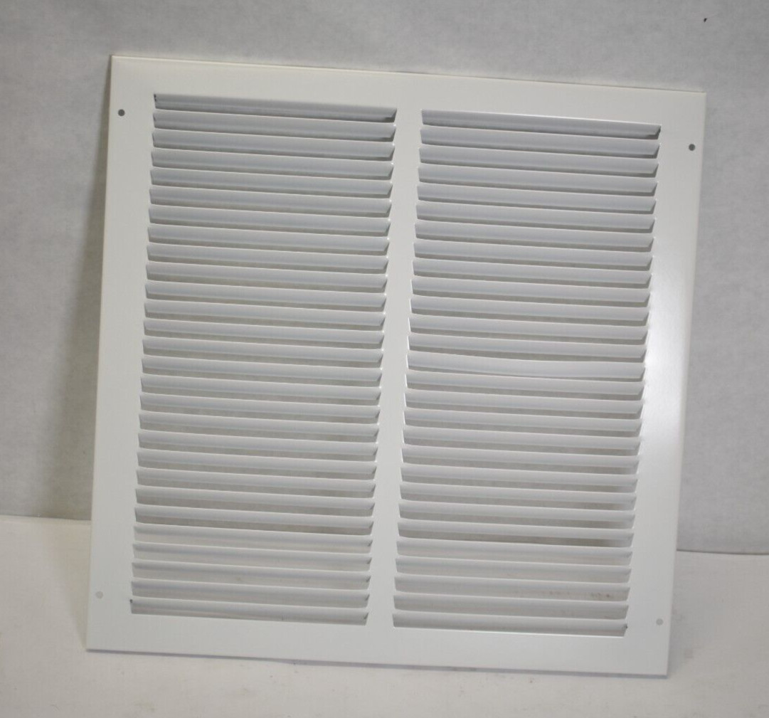 Handua Steel Return Air Grille HVAC Vent Cover 14" x 14" White