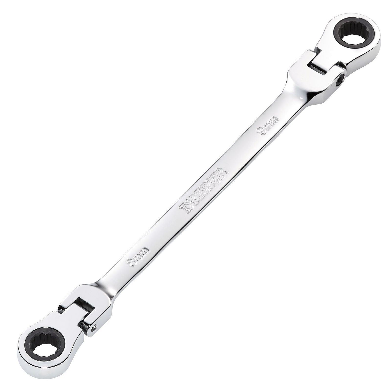 B&Q - Tools Hi-Torq Metric Flexible Head Double Ring Ratchet Spanner8 X 9mm - Image 2