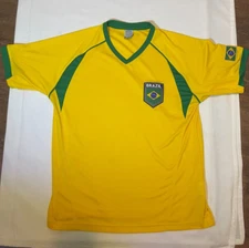 Brazil National Team Jersey Men's Size Medium by Rhinox Vintage