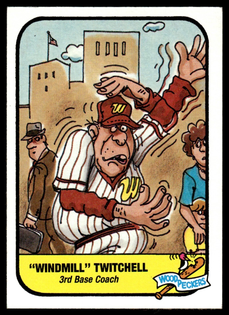 1991 Confex Fun Stuff Hit Spit Swear Scratch Steal WINDMILL TWITCHELL #36