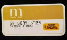 May Company Charge Card cc611 Princess Size