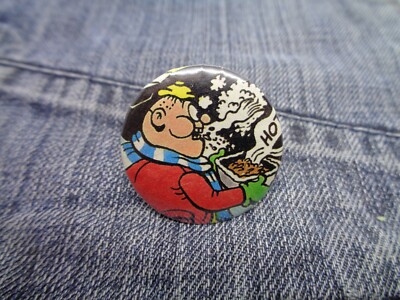 BEANO Bash Street Kinder Pin Button Anstecker 32mm Handarbeit aus Vintage Comic Strips