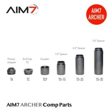 AIM7 Precision ARCHER TB Modular Linear Compensator Body w/ End Cap & Adapter