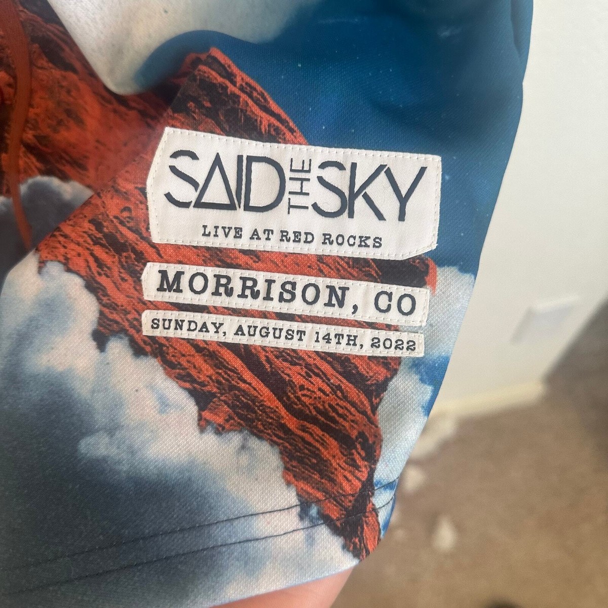 2022 Said the Sky Illenium CO Red Rocks Amphitheater Jersey