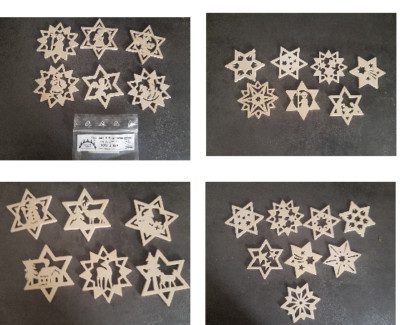 Baumbehang Ratags Erzgebirge verschiedene Motive und Sets Höhe 6 cm