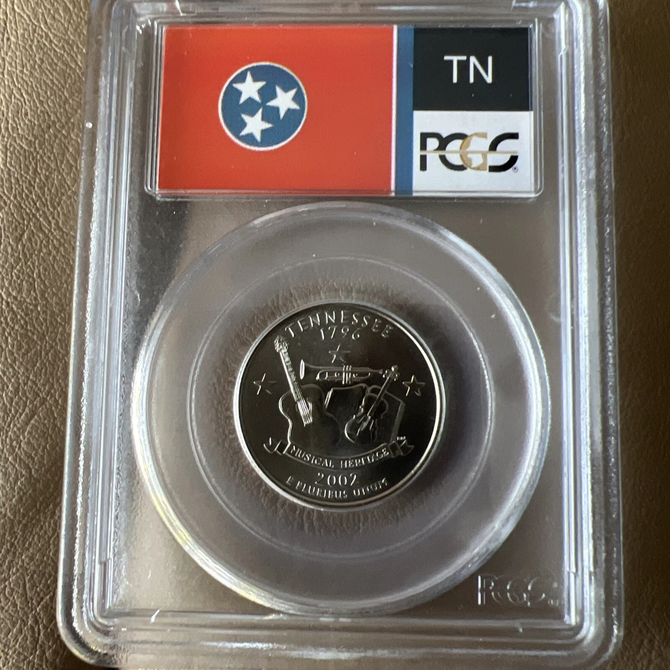 2002-D PCGS MS67 Tennessee State Quarter Business Strike 25C - Image 4 of 4