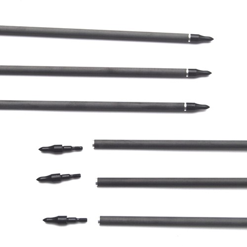 Flechas de carbono 28""/30""/31"" tiro con arco de caza práctica para arco recurvo o compuesto - Imagen 9 de 9