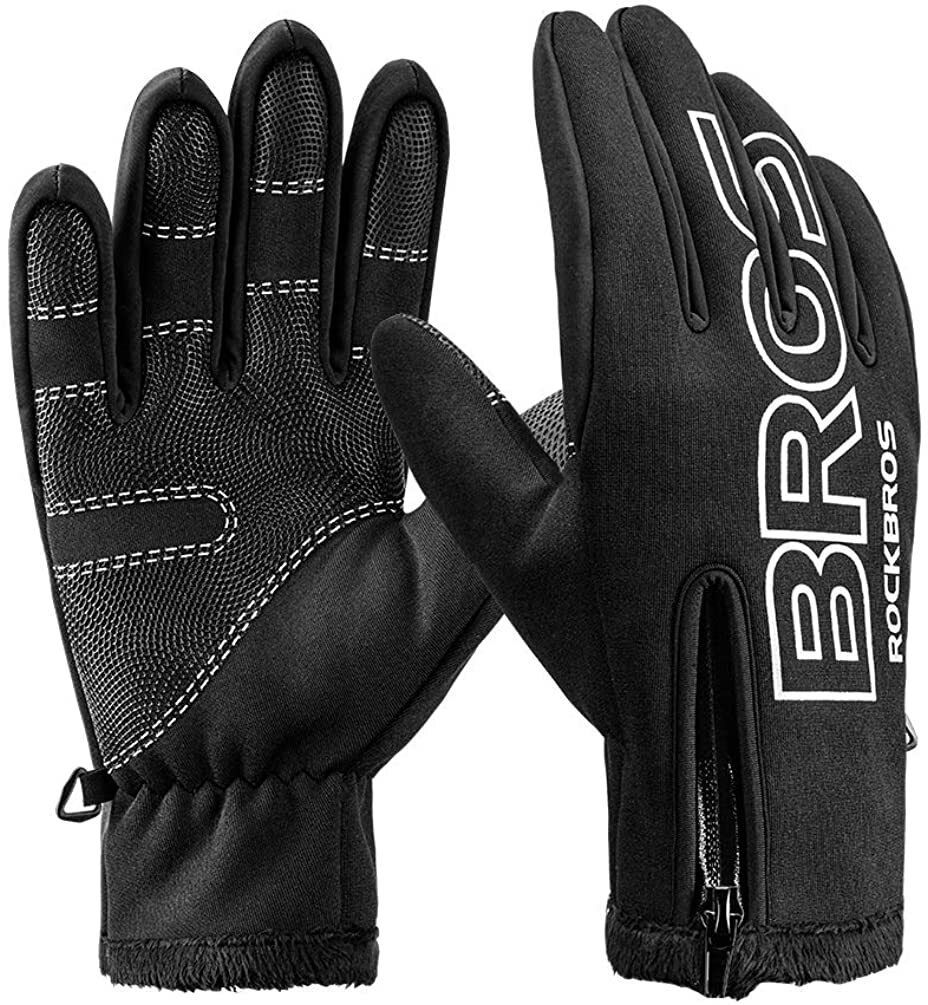 ROCKBROS Guanti da Bici Invernali Invernali Guanti da Sci Guanti da Ciclismo