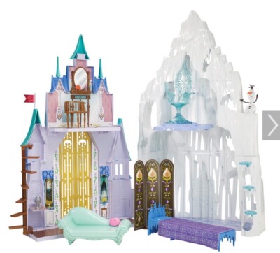 Disney Frozen Castle Eispalast & wirbelnder Schneeschlitten selten UVP 209,98£
