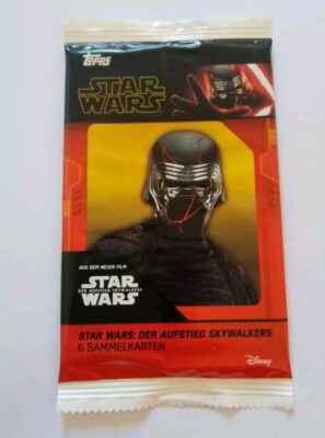Kylo Ren Star Wars The Rise of Skywalker 6 Card Pack Neu Ungeöffnet Topps Disney