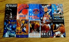 *NEAR MINT!-10 Years IN A ROW!~NBA  New York Knicks  POCKET SCHEDULES~ 1994-2004