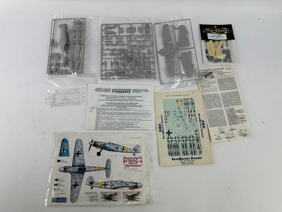 Fujimi Model Kit 1/48 Scale Messerschmitt Bf109G-6 Open Box - Image 2 of 4
