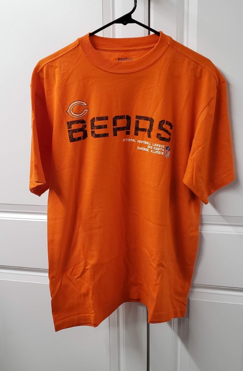 Chicago Bears Mens T-Shirt Medium Reebok NFL Football Short Sleeve