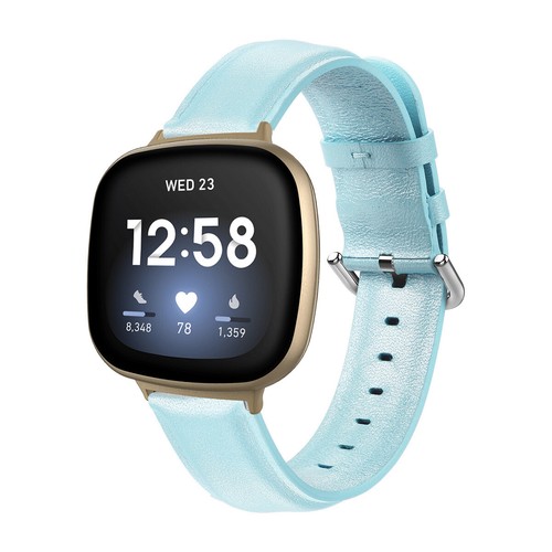 New NEW Genuine Leather Replace Strap Wristband For Fitbit Sense 2 1/Versa 4/3/2 - Picture 14 of 23