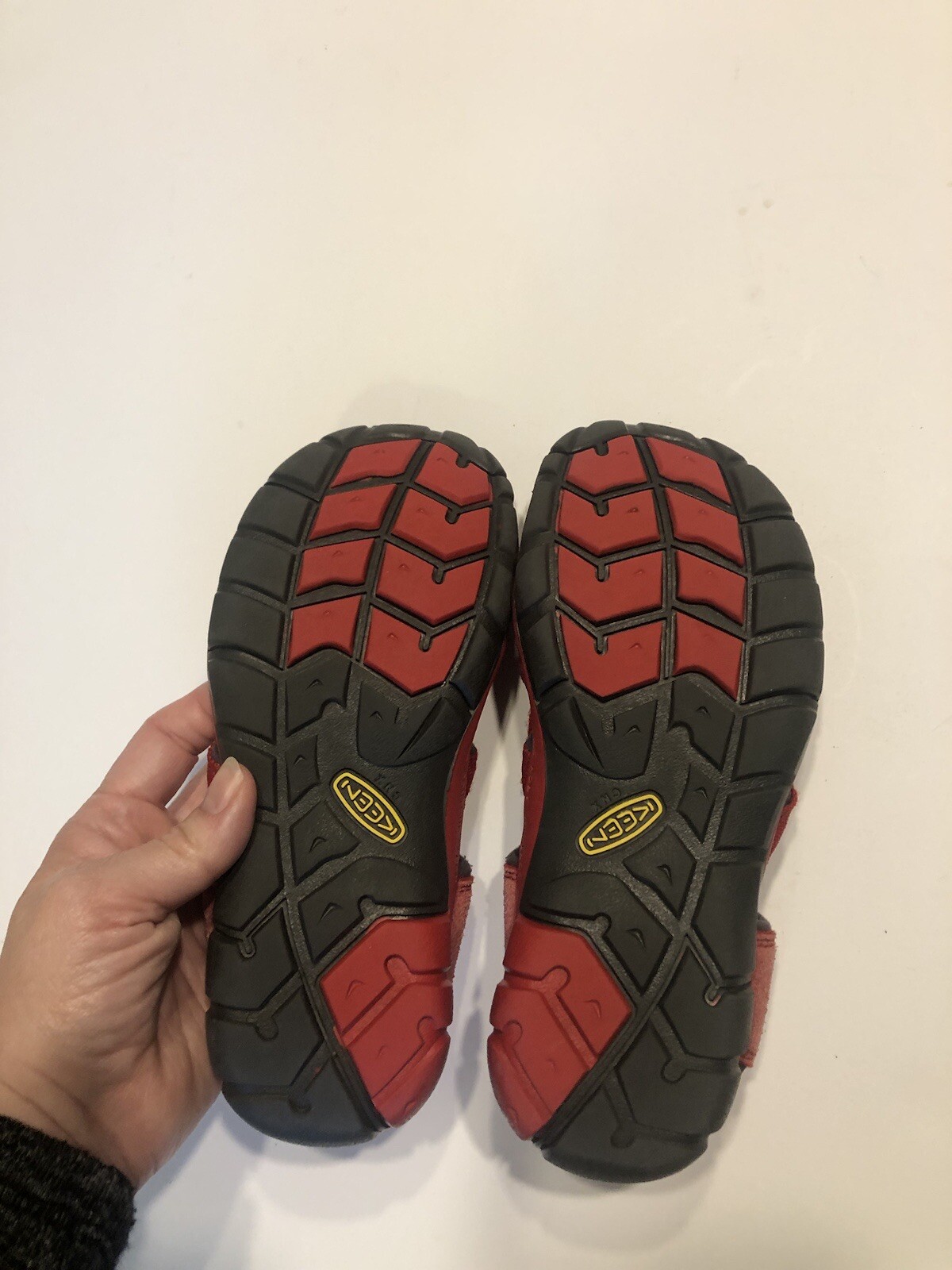 KEEN scarpe da acqua da trekking sandali rossi grandi bambini taglia 3