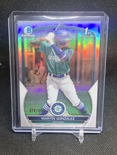 2023 Bowman Chrome Martin Gonzalez #BCP-28 Refractor /499 Mariners