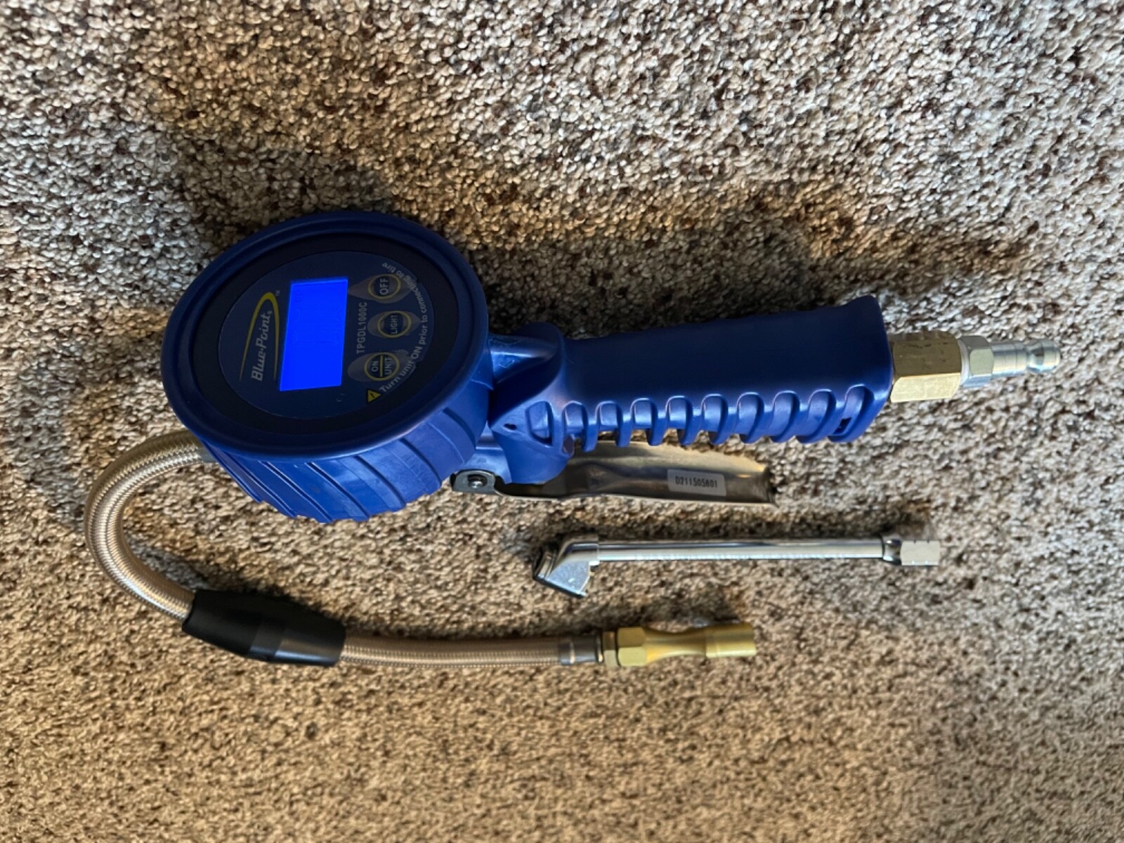 BluePoint TPGDL1000C Digital Tire Inflator Blue eBay