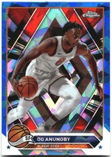 2023-24 Topps Chrome Sapphire #123 OG Anunoby