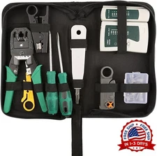 Juego De Herramientas De Mantenimiento Para Reparacion De Cables De Red Juego US