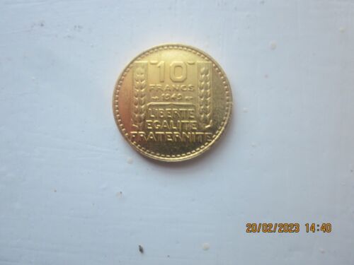 1 pièce de 10 Francs Turin 1949 Petite Tete . Cuivre ?? - Photo 1/2