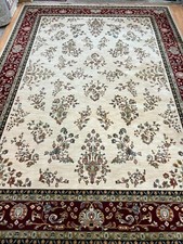 9'4" x 13'1" Karastan Sa Rouk Design Oriental Rug - 100% Wool - Made in USA