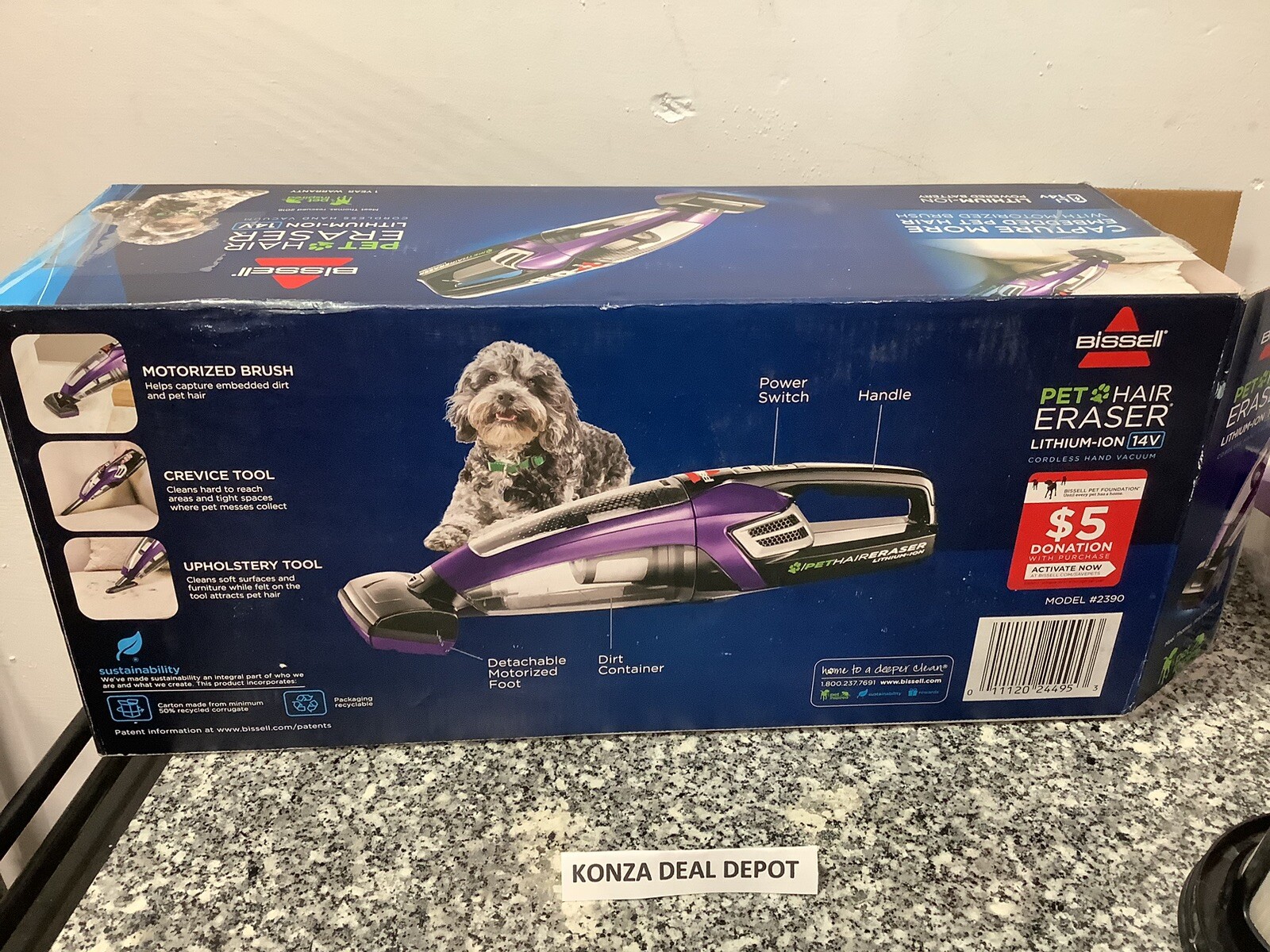 Handheld Bagless Vacuum Pet Hair & Dirt Eraser Lithium Cordless Floor