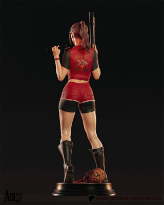 Claire Redfield 3D Print Garage Kit Figure Model Kit Unassemble