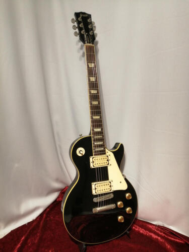 Greco Electric Guitar Les Paul Black EG900B Used Product Shipping From Japan - Picture 1 of 12