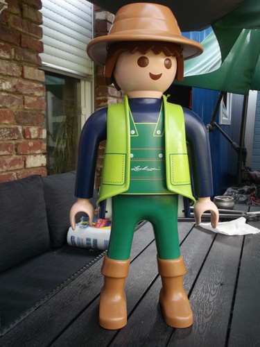 Playmobil XXL Gärtner Lechuza 68cm Grossfigur Deko Garten NEU eBay