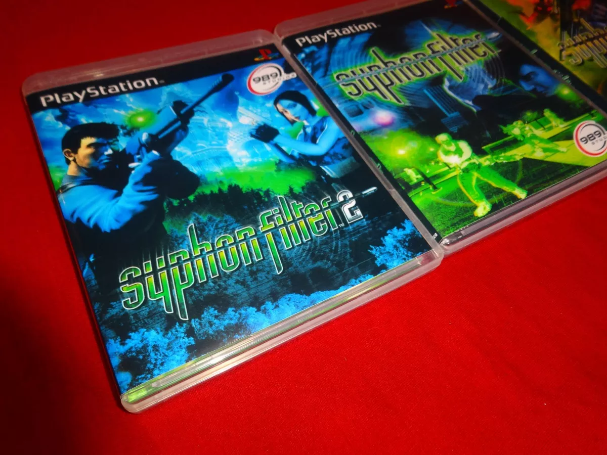 Syphon Filter 3 - Sony PlayStation 1 PSX PS1 - Empty Custom Case - Custom  Game Case