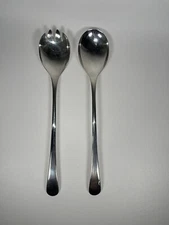 Silver Plated Serving Set, Salad Servers, Spoon and Fork Made in England