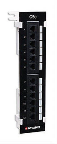 12 Port UTP CAT5e Wall-Mount Patch Panel, Intellinet - Image 2 of 3