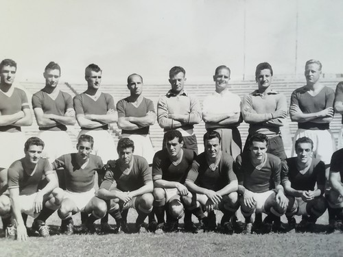 FOTO ASR ROMA ASSOCIAZIONE SPORTIVA STAGIONE 54-55 A CALCIO FOOTBALL PALLONE - Foto 4 di 5