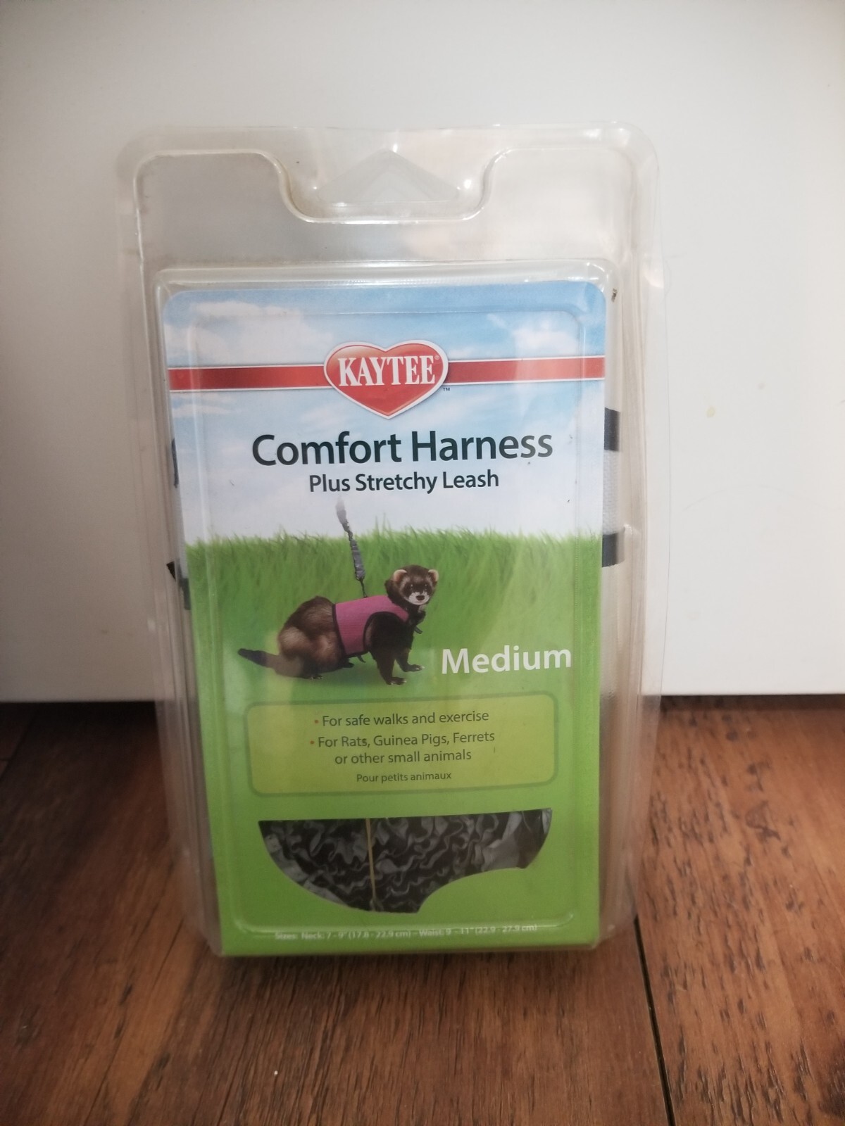 Kaytee Small Animal Comfort Harness W/ Stretchy Leash Medium eBay