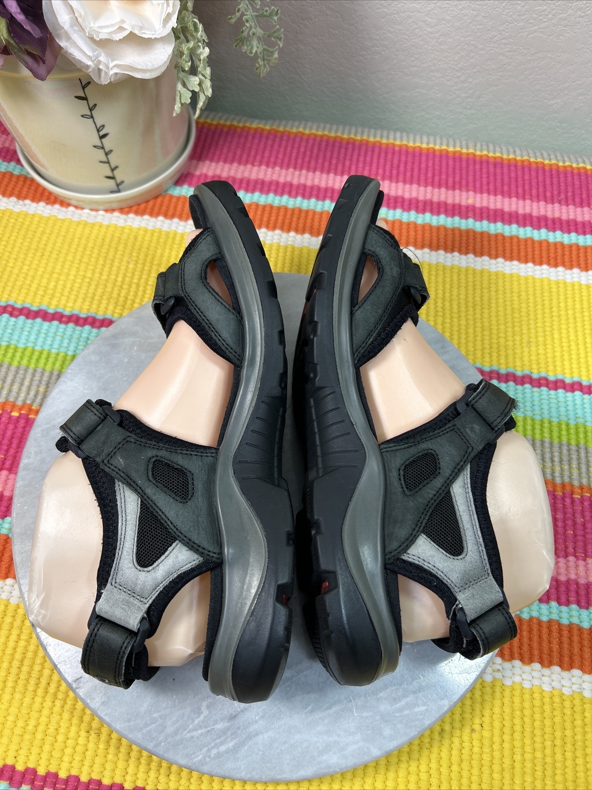 ecco anatomical wave footbed sandal