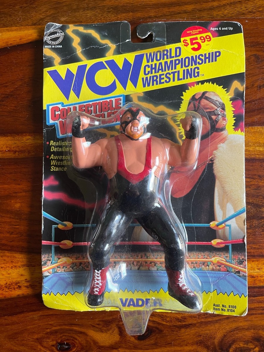 WCW フィギュア‼️ 1994 Toymakers WCW Wrestler Vader Wrestling Action Figure