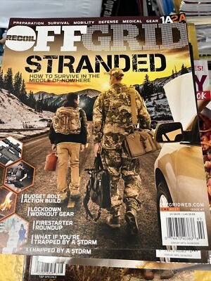 Recoil  Off Grid Magazine Issue 47 2022. Stranded. How To Survive   T-579