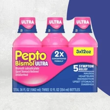 Pepto Bismol Ultra, 5 Symptom Digestive Relief Liquid, 36 Ounces