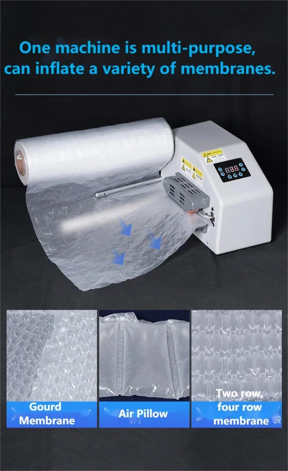 Hoist film Air Column Bag Inflator Buffer Air Cushion Machine Bubble Bag Machine - Image 3 of 4