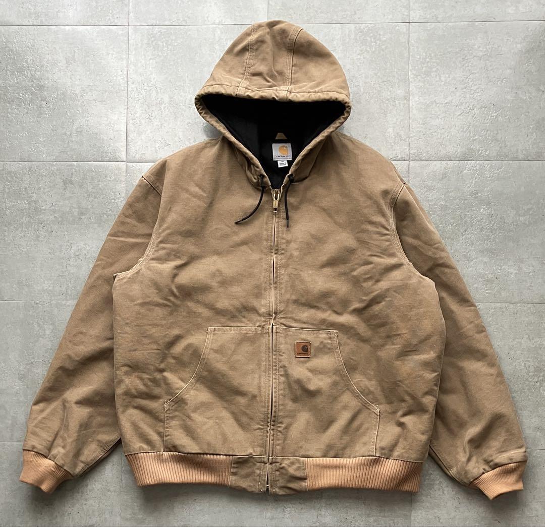 Carhartt Active Jacket Beige Vintage Made in Mexico Carhartt Active Jacket Beige Vintage Made in Mexico