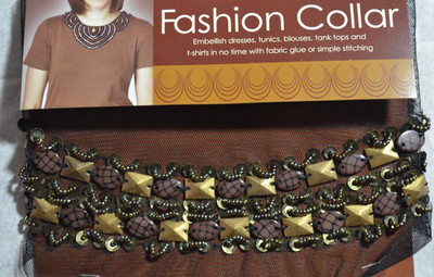 sewing collar - embellish dresses, tunics, blouses, tank tops, T-shirts