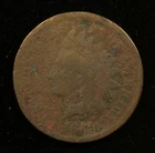 1869 Indian Head Cent 1C About Good AG Raw (#SLC00453)