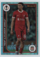 2023 Merlin UEFA Club Competitions Aqua Prism Refractor Trent Alexander-Arnold